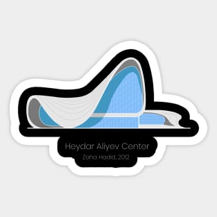 Zaha Hadid Architect Building Color Sticker